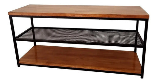 Industrial Style TV Stand Modern TV Rack 0