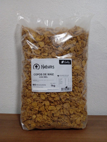 Alimentos Goldy Copos De Maiz Con Miel - Cereales - 1 Kg 1