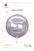 Tu Mundo 4D Pearl White Balloon 56 Cm - Birthdays, Parties 1