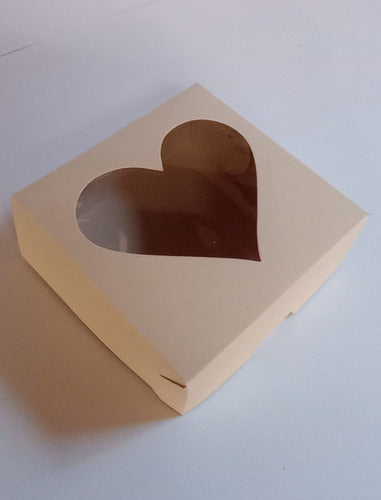 Cartagena Caja C/Visor 12x12x5 Cm Color Beige X 50u 0