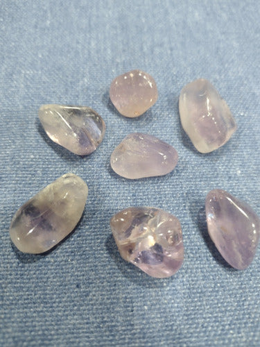 LeHaim Set of Premium Quality Rolled Natural Amethyst Stones 1