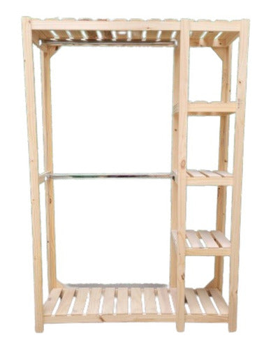 Diverso Open Pine Wardrobe 1.20cm 0