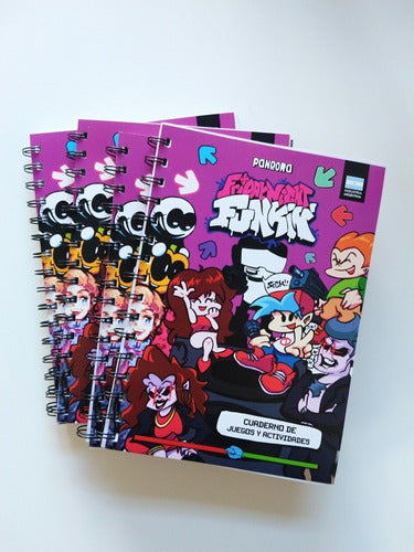 GONGOLI GRÁFICA Promo Friday Night Funkin Doll + FNF Activity Notebook 2