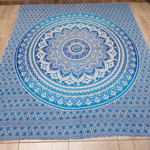 Indian Cotton 2.5-Plaza Bedspread Mandala Sofa Cover 5
