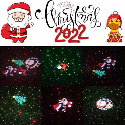 Laser Show Rgb Luzes Natal Iluminação Natalina Festa 5