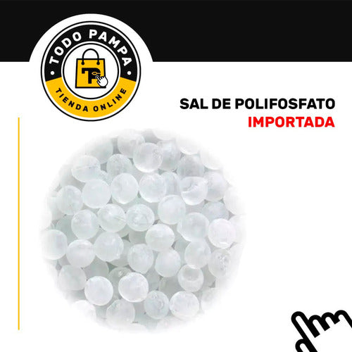 Pampa Sal Polifosfato Siliphos Alemania X 1/2 Kilo Filtro Boya 1