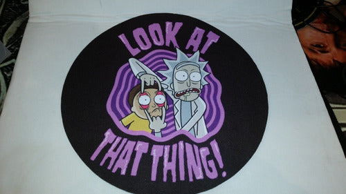 DJPROAUDIO Rick Y Morty Espuma Fluo Paño Slipmat Excelente Calidad 7