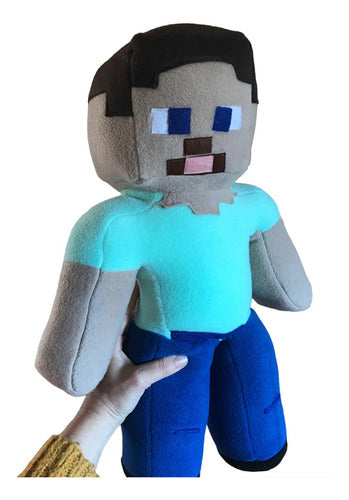 Peluche De Steve El Hombre De Minecraft 40cm U Otros 0