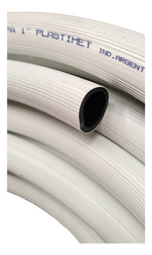 Sanitary White Hose for Refrigerator Cleaning 25mm x 50m 2kg 0