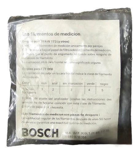 Bosch Filamento Medicion 1 687 011 056 Emisiones 1