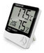 Fashion Digital Humidity Clock Thermometer with Wire Hygrometer 0