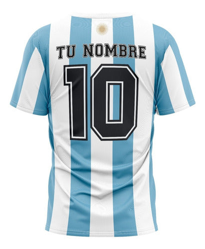 Customized Argentina T-Shirt with Name and Number of Choice D2 1