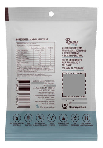 Almendras Raw Activadas 30g ,sin Gluten Y Veganas. 1