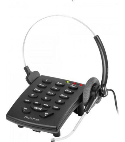 Felitron S8010 Telephone Call Center Headset Hands-Free 0