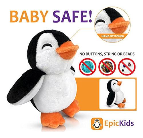 Peluche De Pingüino Epickids - Juguete De Peluche - Adecuado 2