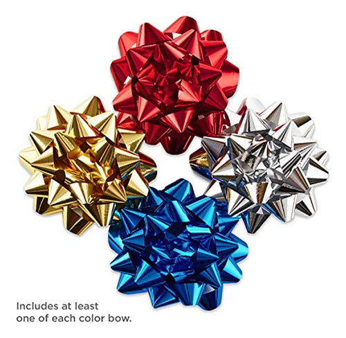 Hallmark Bright Metallic Gift Bows - 12 Pack 3