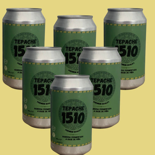 Tepache 1510 - Fermented Pineapple Soda - 100% Natural - 6 Pack 1