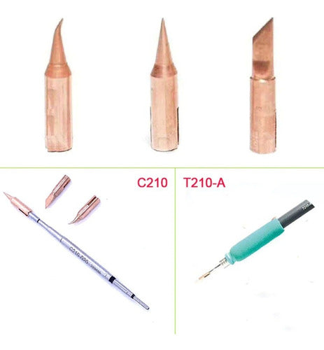 JBC Copper Soldering Tip C210 Straight 1