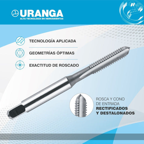 Uranga Macho De Roscar Acero Aleado Recto BSW 1/2 X 12 3