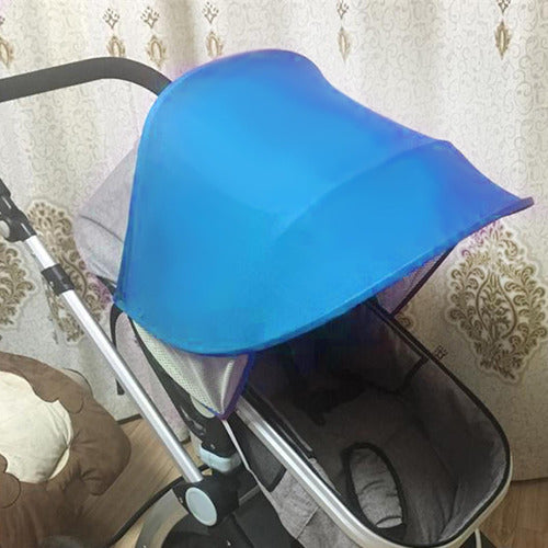 Toddler Baby Strollers Sun Shade Canopy With Buckle Azul 2