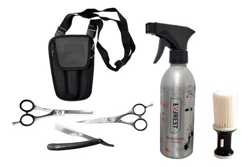 Cobalto Set Hair Cutting + Thinning Scissors 5.5 + Barber Cape + Atomizer 0