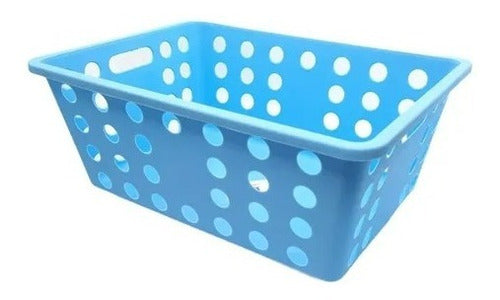 POO Set of 3 Small Multi-Purpose Plastic Baskets 1