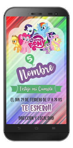 Destino Ideas Pony Birthday Digital Invitation 3