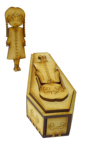 Set of 30 Merlina Coffin Souvenirs 5x11x3 cm Fibrofacil 3