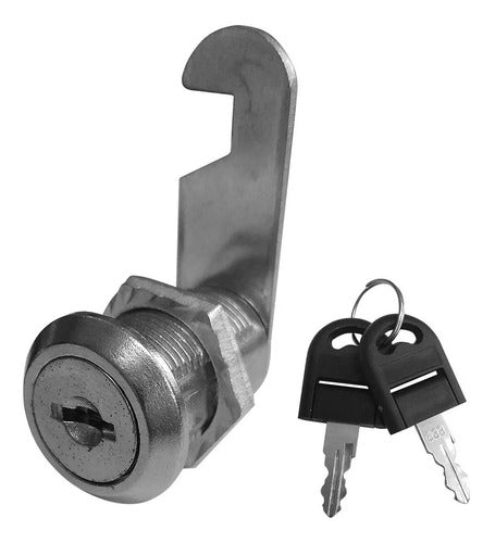 M&D 20 Mm Cylinder Lock With Lever for Furniture and Lockers 0