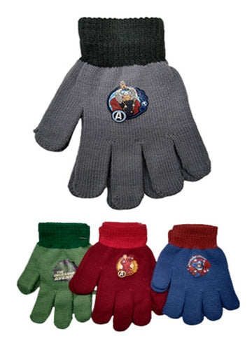 Children's Winter Avengers Gloves DAV763 Economic Line 0