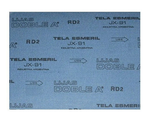 Doble A Lija Tela Esmeril Doble A Grano 80 - 100 Pack X 10 Unidades 0