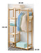 Tu Bazar Virtual UY Storage Rack Hanger Wood 90x30x145 Cm 2