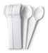 Clean Lab SRL White Disposable Sundae Plastic Spoons - 10,000 Count 4