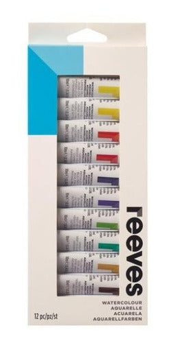 Reeves Watercolors in Tubes X12 Units 10 ml 0