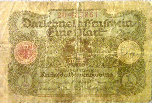 Antiguo Billete Alemania, Berlin 1920 0