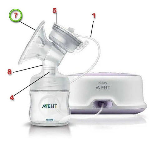 Replacement Philips Avent Silicone Petal Breast Pump Original 4