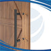 Simple Black Stainless Steel Door Handle 400 mm 4