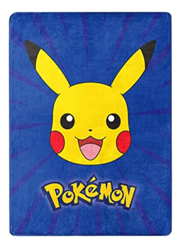 Northwest Pokemon Burst Pika Silk Touch Blanket 46" x 60" 0