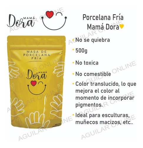 Mamá Dora Cold Porcelain Traditional 500g Package 1