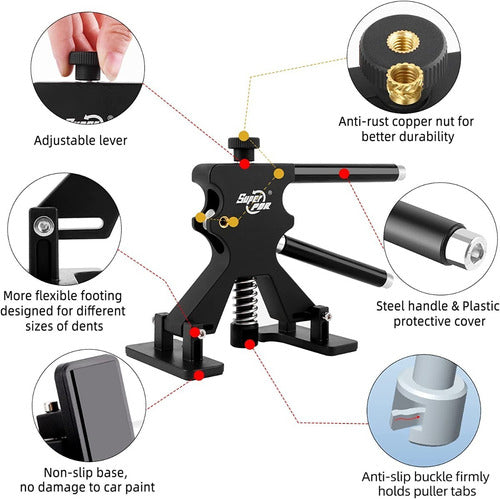 Kit Sacabollo Para Eliminación De Abolladuras 97 Piezas 1