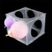 Cubo Plástico Caja Medidora De Globos Calibrador Plegable 5