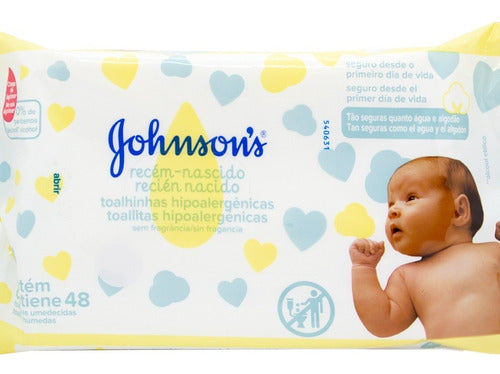 Johnson's Baby Newborn X3 Wet Wipes 48-Count 3