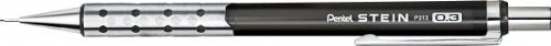 Pentel Ain Mechanical Pencil, 0.3mm, Clear Black 0