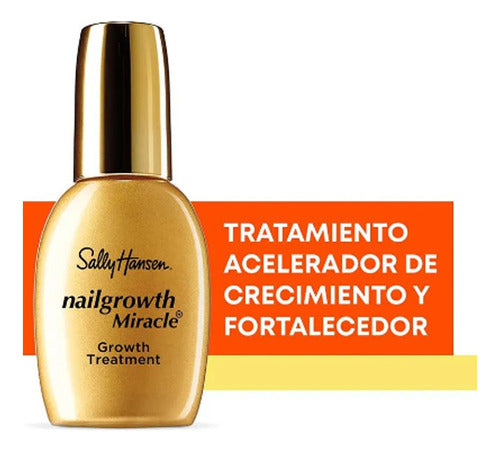 Fortalecedor Crecimiento Miracle Sally Hansen Tratamiento 3