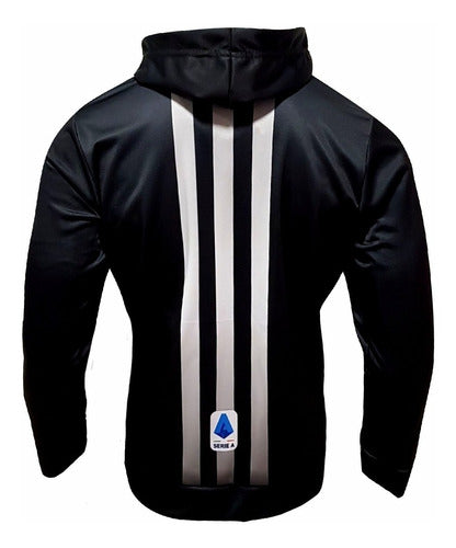 Kapho Buzo Canguro Futbol Juventus Home Black Adultos 3