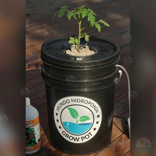 Mundo Hidroponia Hidroponia Grow Pot 20 Litros Balde Maceta Y Acc. Completo 1