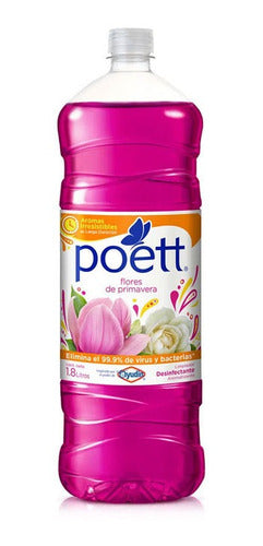 Poett Spring Flowers Floor Cleaner 2x1.8lt 1