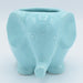 OMS Ceramic Design Planter Elephant African - Trunk Down 21
