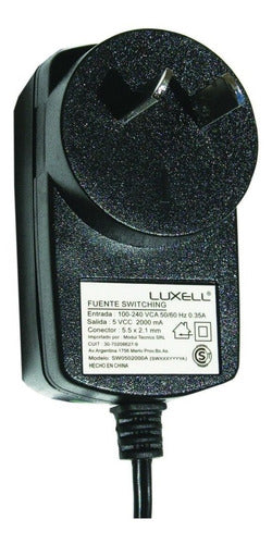 Luxell 9V 1A Switching Charger for Camera LED Router 1