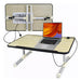 Soporte Notebook Laptop Mesa Plegable Con Cooler 3